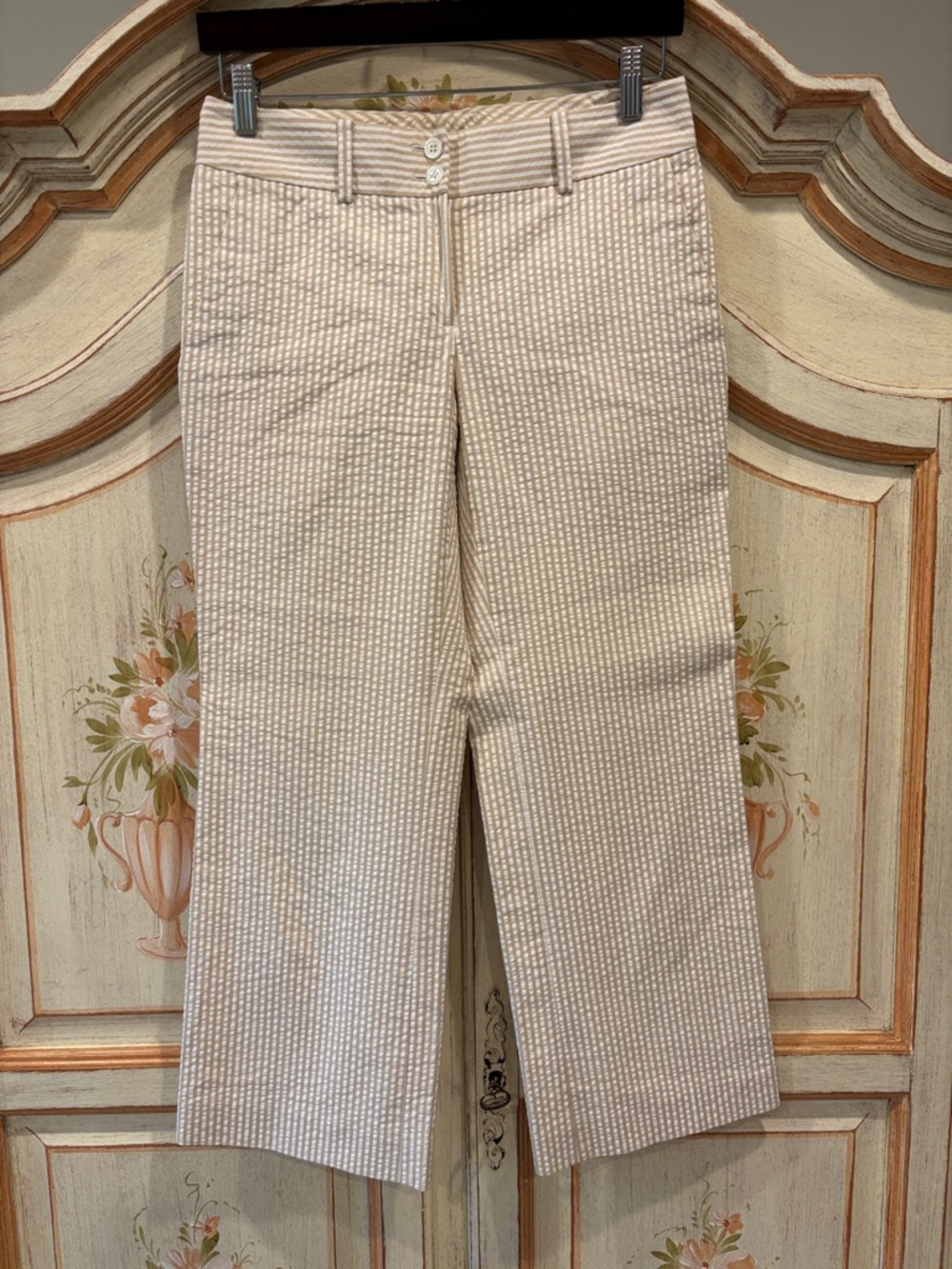 Brooks Brothers Seersucker Cropped Pants